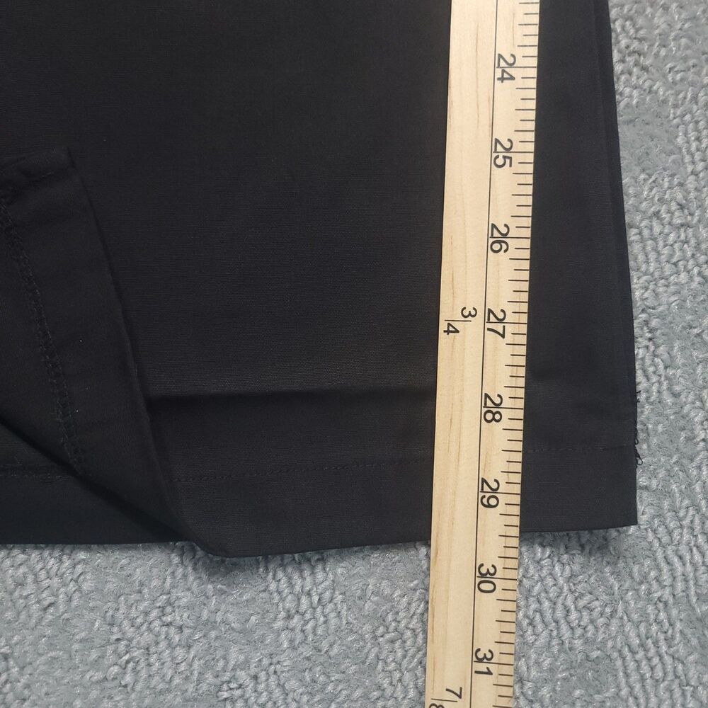 3-2-1 Scrubs White Cross Petite Womens M Pants BootCut Drawstring Black Pockets - Picture 8 of 13